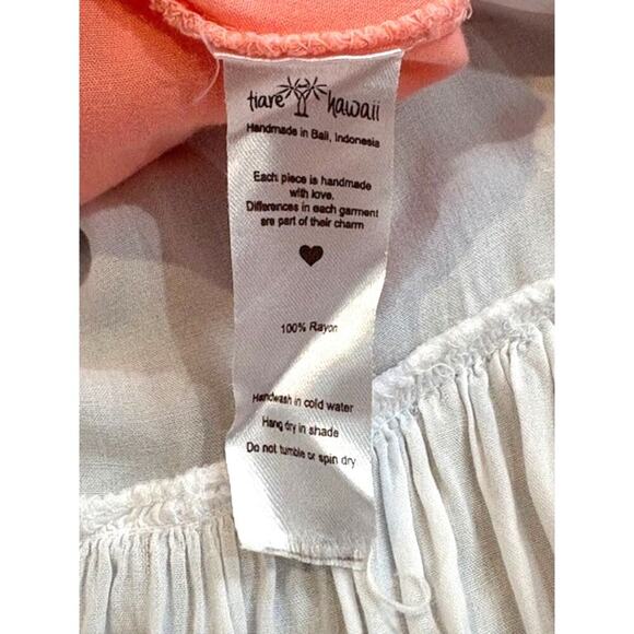 Tiare Hawaii Ombre Button Front Tiered High-Low Maxi Dress – Small - Picture 8 of 8